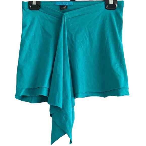 💋XS/SM•TIFFANY ALANA•EMERALD GREEN FLOWY SKIRT/SEXY TOP COMBO💋 - Picture 2 of 7